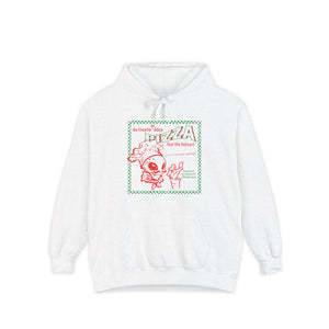 Alien Pizza Unisex Garment-Dyed Hoodie
