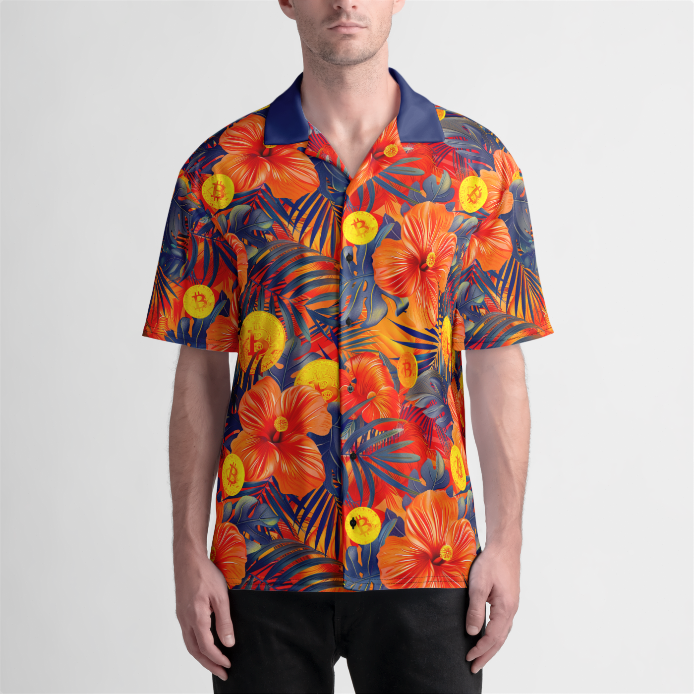 Bitcoin Tropics Hawaiian Shirt