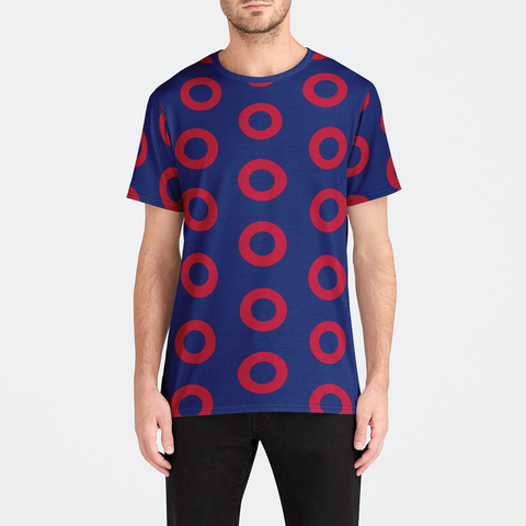 Classic Donut Mens Fitted Crew Tee