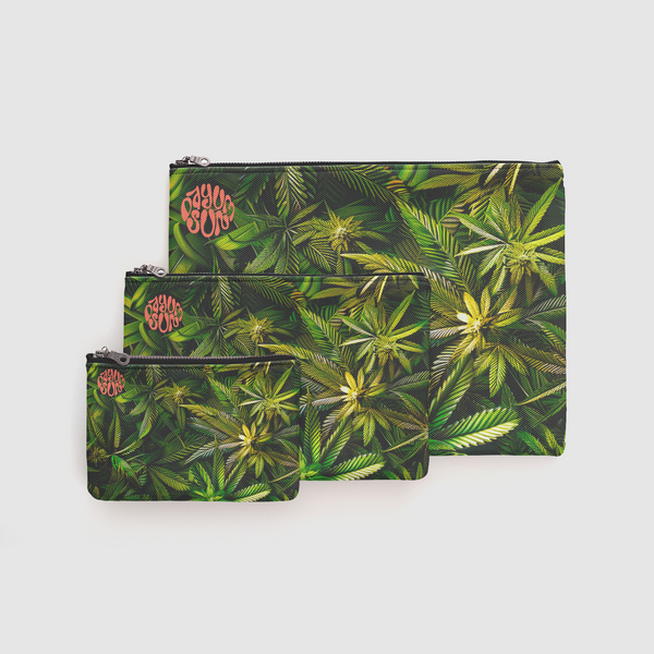 Jamaican Camo Zipper Pouch