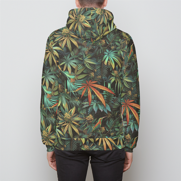 NeonHerbDose Unisex Zip Hoodie