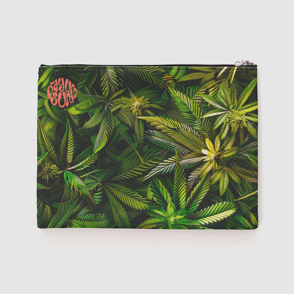 Jamaican Camo Zipper Pouch