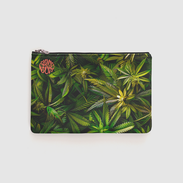 Jamaican Camo Zipper Pouch