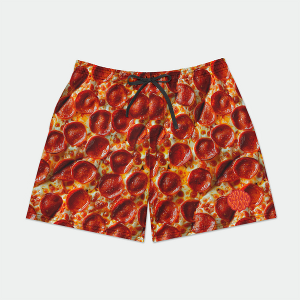 PeppyZzaa Mens Swim Trunks w/ Lining