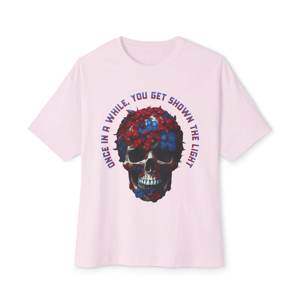 Scarlet Begonias Graphic Unisex Oversized Boxy Tee