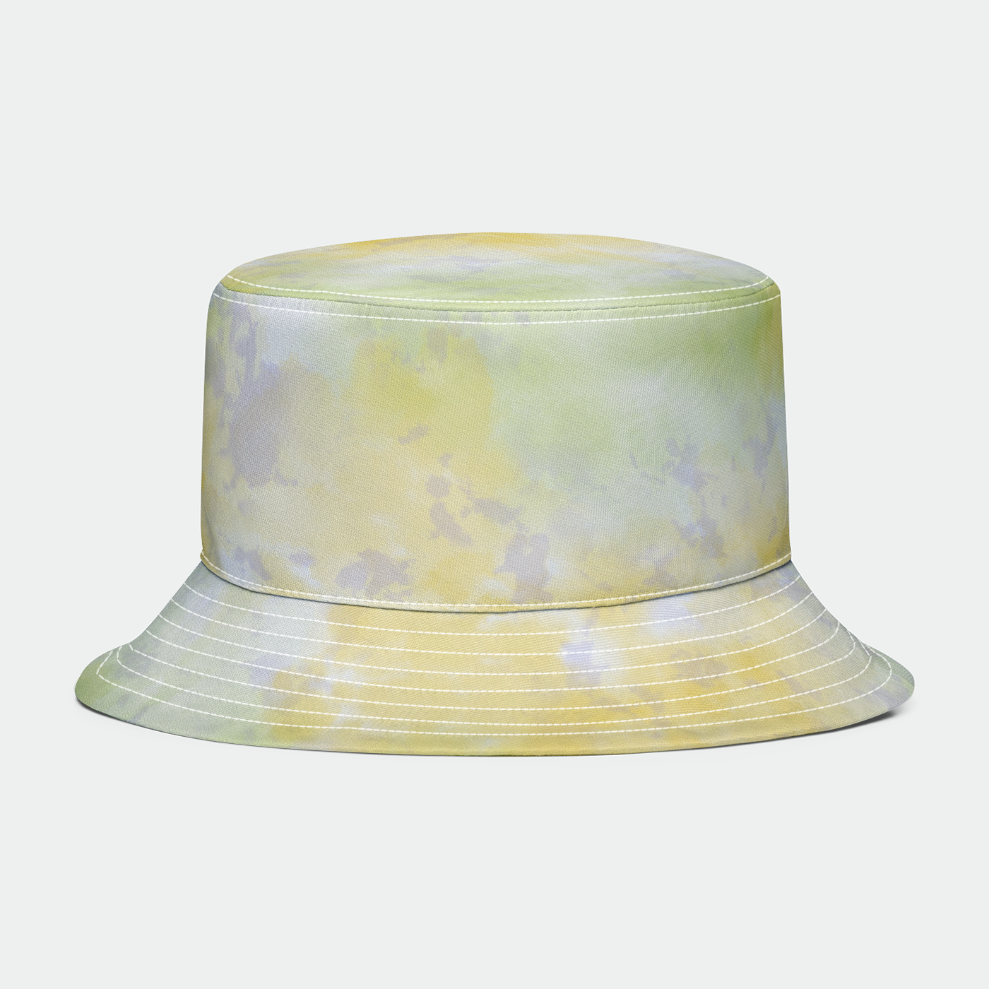 GreenYellowTieDye Bucket Hat