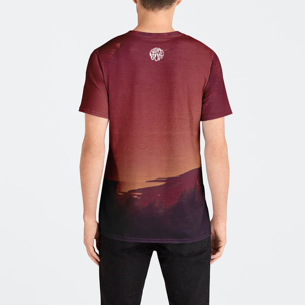 A Strange Game Maroon Fitted Crew Tee